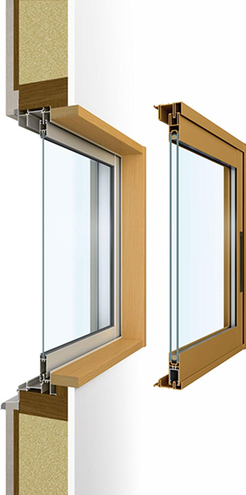 既存の窓の内側にもう一枚窓を設置する“二重窓構造”