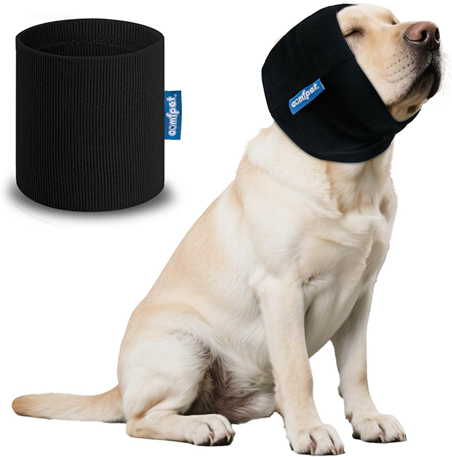 嫌がる「音」を遮るイヤーマフなどを利用する