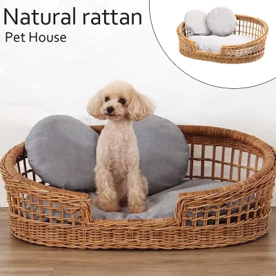 〈15.Natural rattan Pet House〉