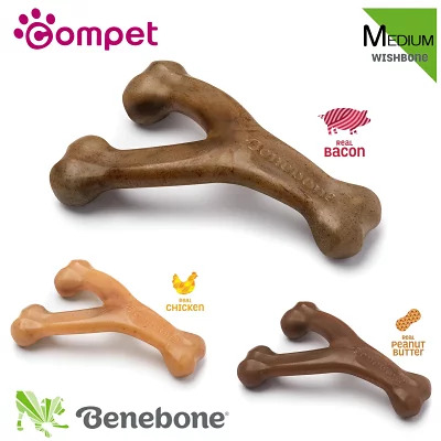 【Benebone】ウィッシュボーン｜前足で持ちやすい骨型のおもちゃ