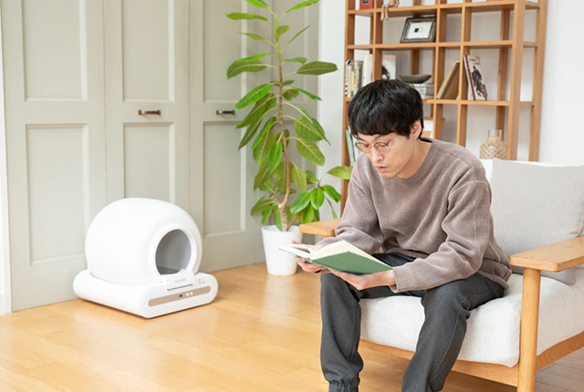 シンプルなデザインと高い消臭力｜miruto 全自動スマートトイレ