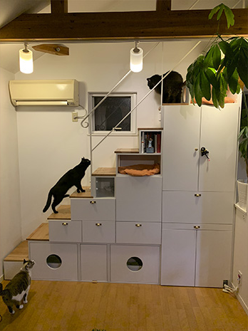 階段型収納家具 Escalo