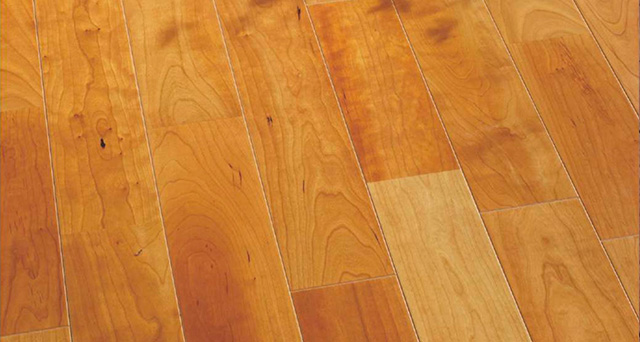 天然木突き板フローリング／ブラックチェリー