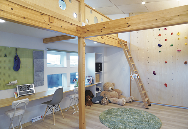 館空調なので、気温が高くなりがちなロフトも快適な温度