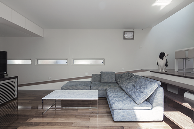 程よい傾斜のスロープを用意した家づくり