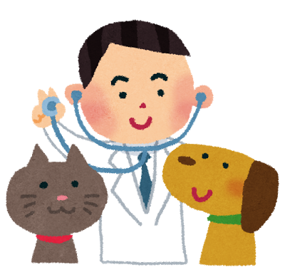 犬猫と獣医師さん