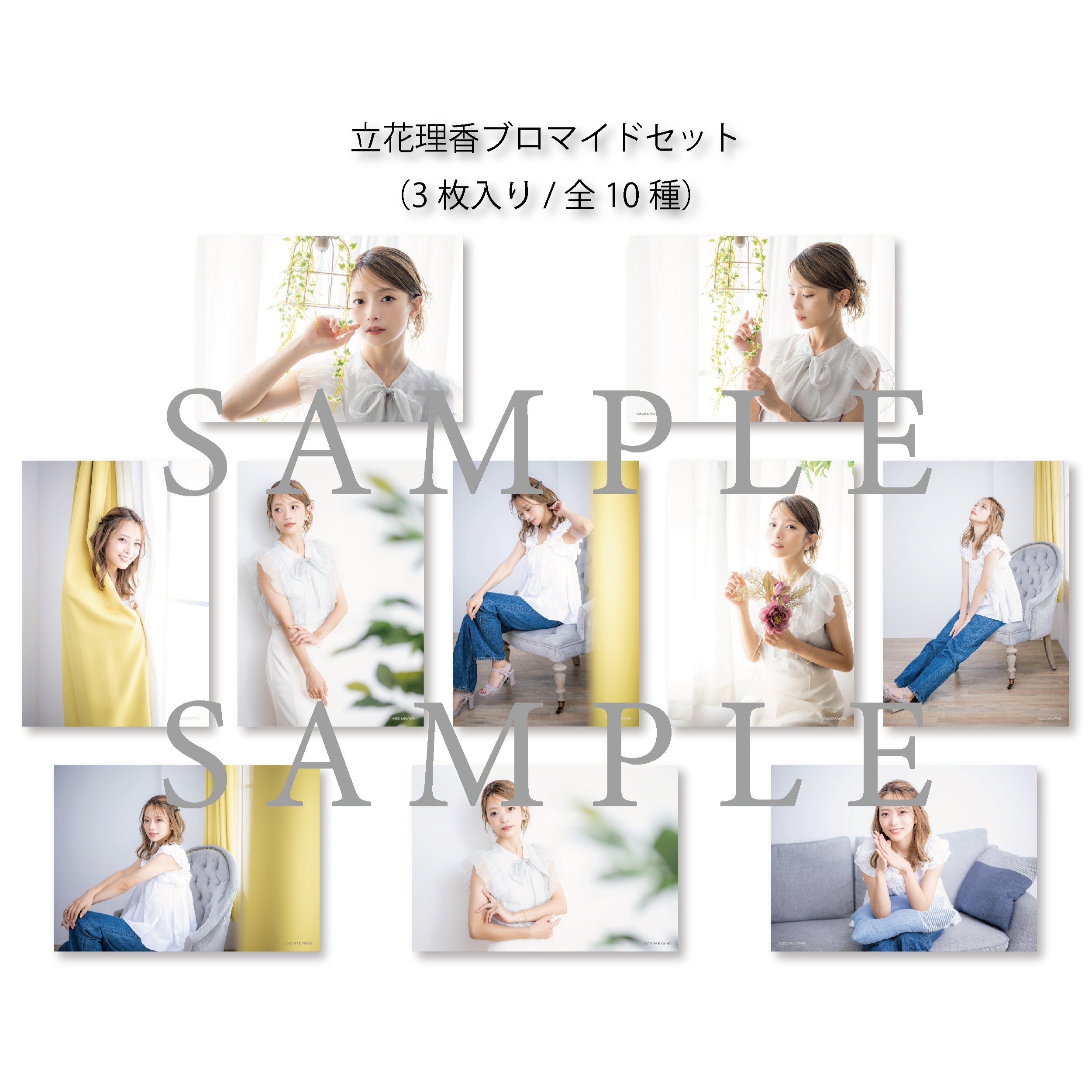 立花理香 ブロマイドセット