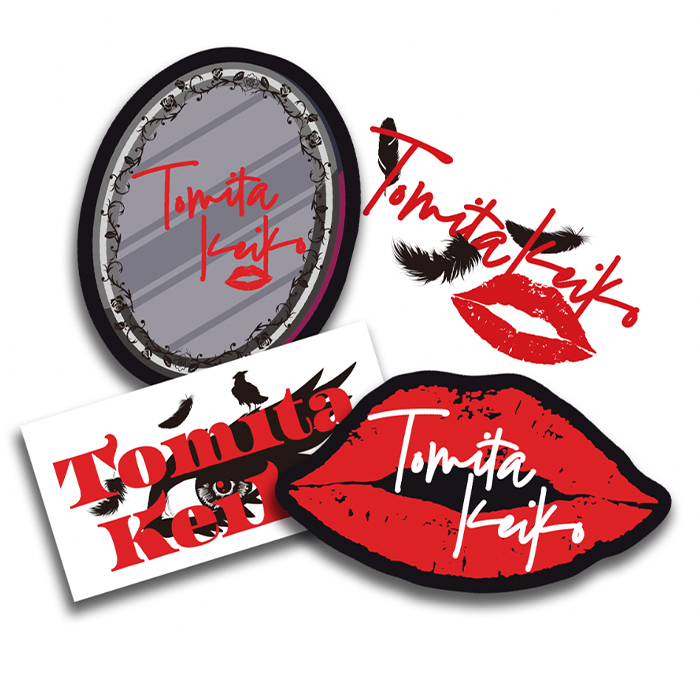 Keiko 1st SOLO LIVE GOODS「ランダムあたしステッカー」(全4種)