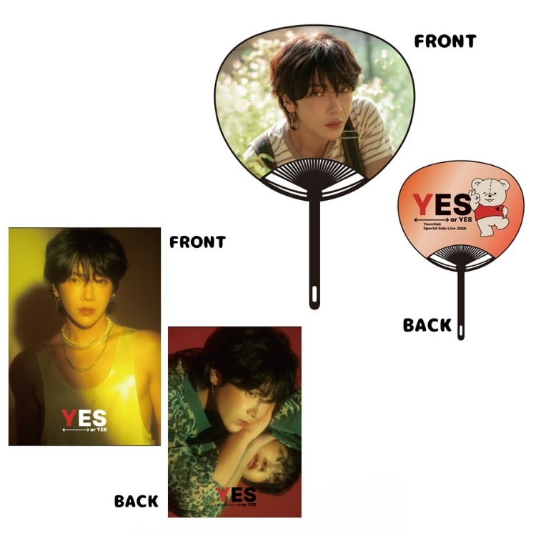 【YoonHak Special Solo Live 2026 "Yes or Yes"】うちわ＆クリアファイルセット