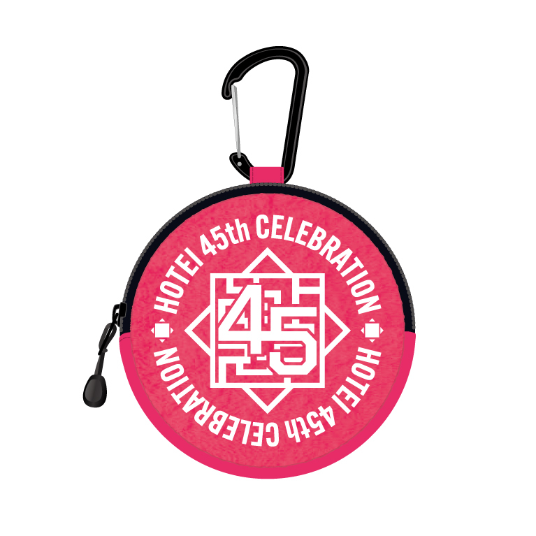 45th G-MARK ラウンドポーチ ピンク