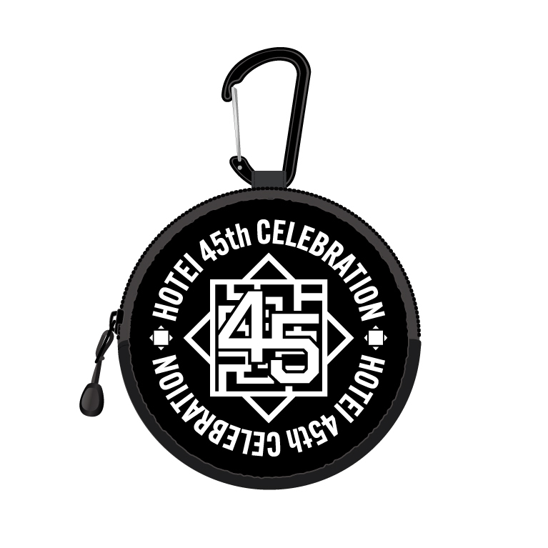 45th G-MARK ラウンドポーチ ブラック