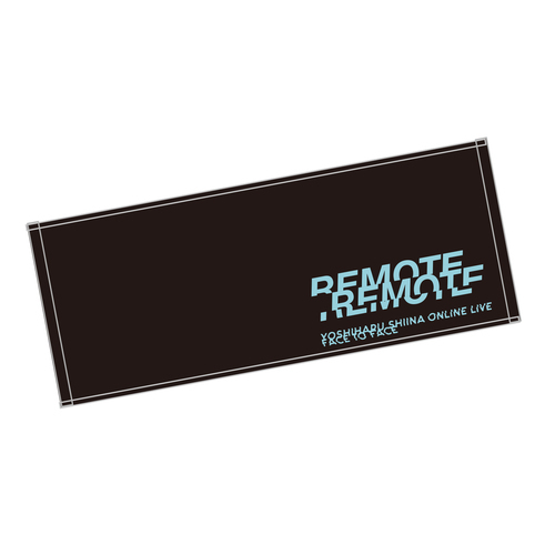 「FACE TO FACE REMOTE」フェイスタオル