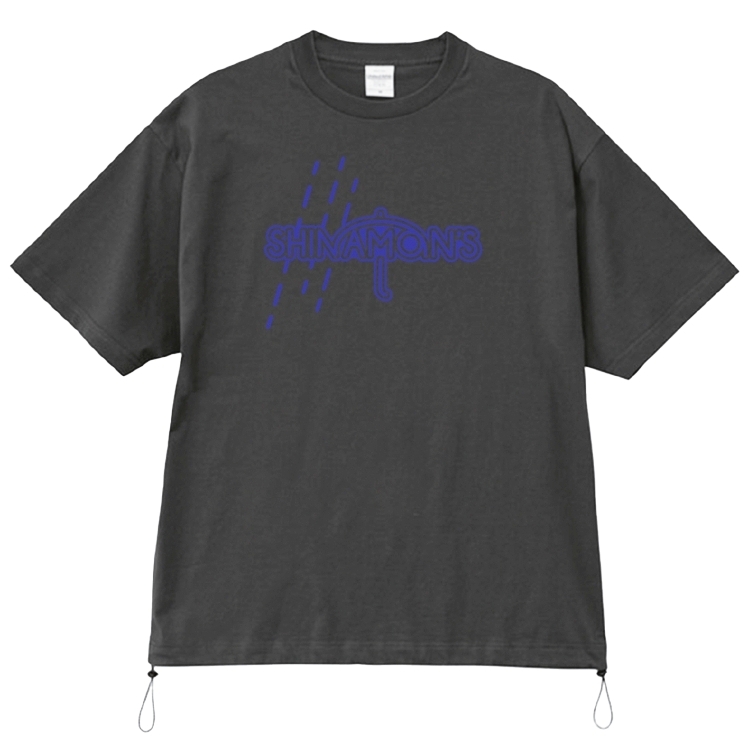 「SPLASH！パトラッシュ！夏合宿！」リラックスフィット Tシャツ（裾ドローコード）（ブラック）