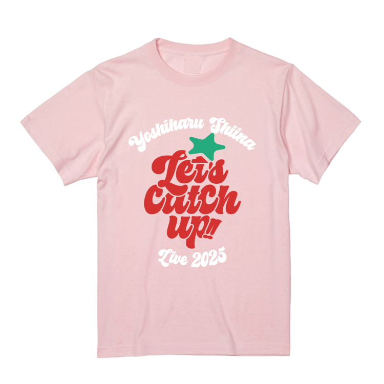 「Let's catch up!!」ご当地限定Tシャツ（ライトピンク）