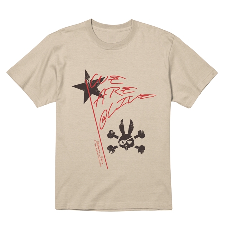 「WE ARE @LIVE」Tシャツ（サンドベージュ）