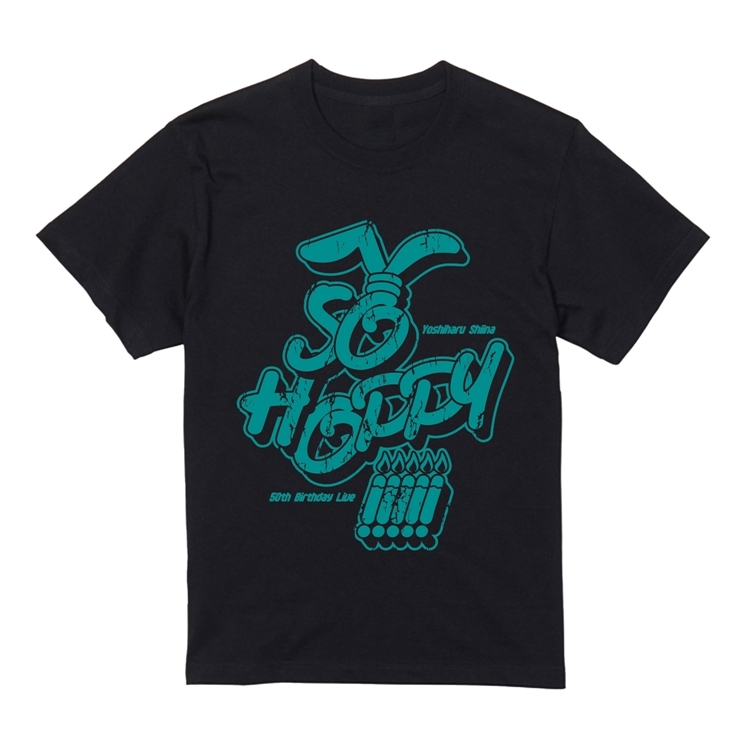 「SO HOPPY!!!!!」Tシャツ（ブラック）