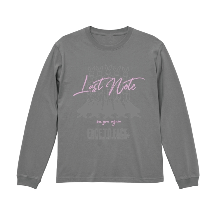 「FACE TO FACE #9」～Last Note～ ロングスリーブTシャツ（グレー）