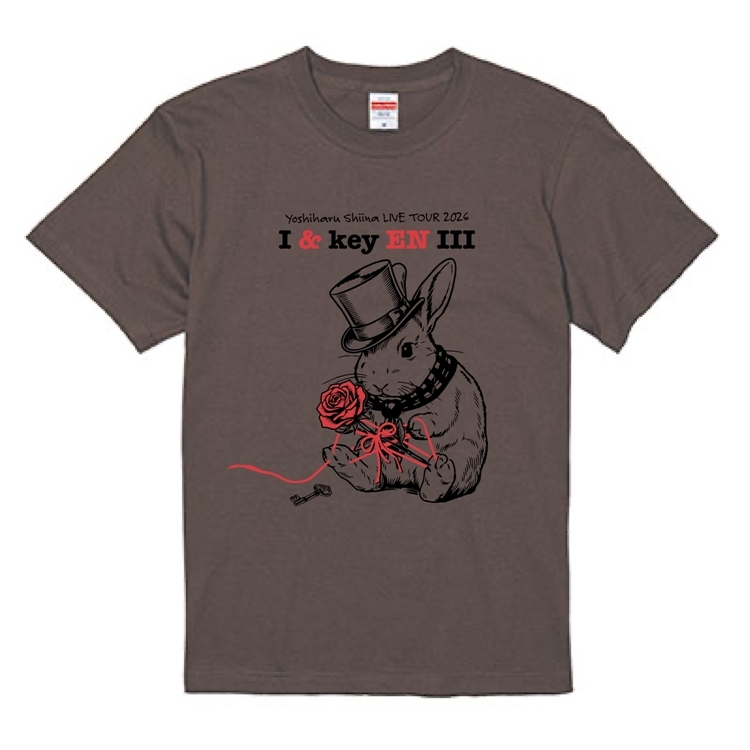 「I & key EN III」オンライン限定Tシャツ（チャコール）
