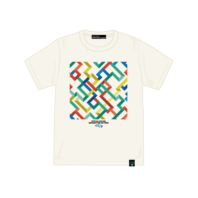 GVIII カラフルトーンTEE アイボリー