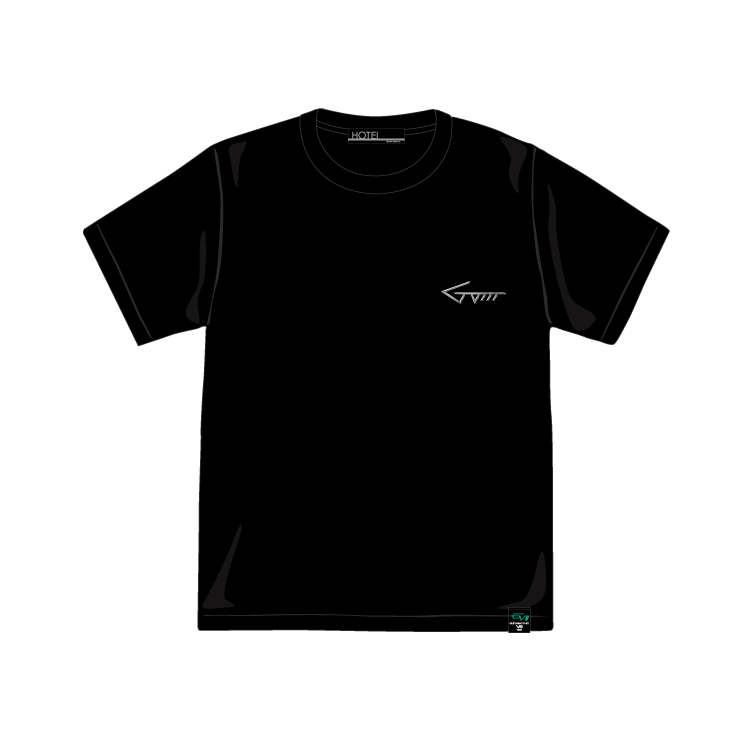 3Dエンブレム ロゴ FINAL TEE ブラック