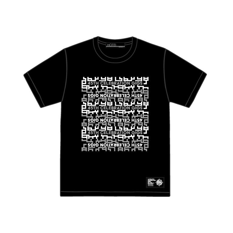 45th G柄 ボーダーTEE ブラック