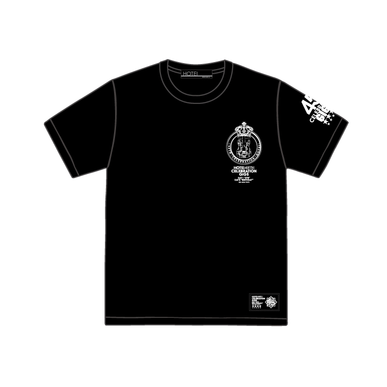 45th CELEBRATION GIGS TEE ブラック