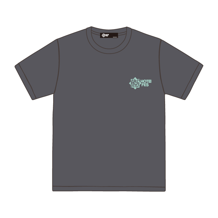 ドライメッシュ ロゴTEE スモークブラック