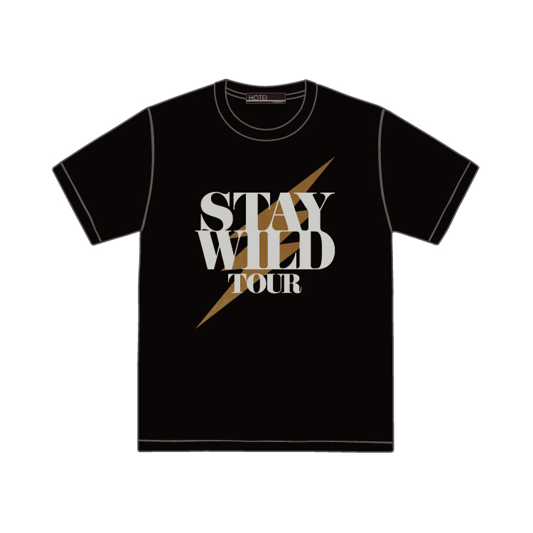 STAY WILD ツアーTEE ブラック