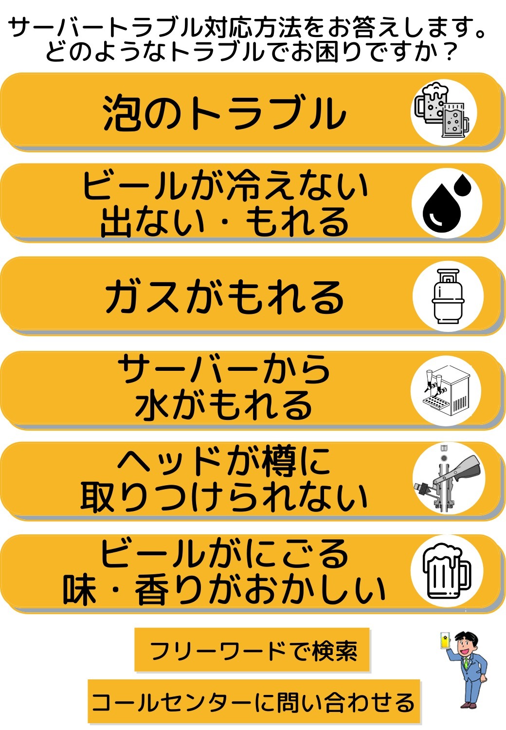 サーバートラブル対応法｜繁盛店の扉｜サッポロビール