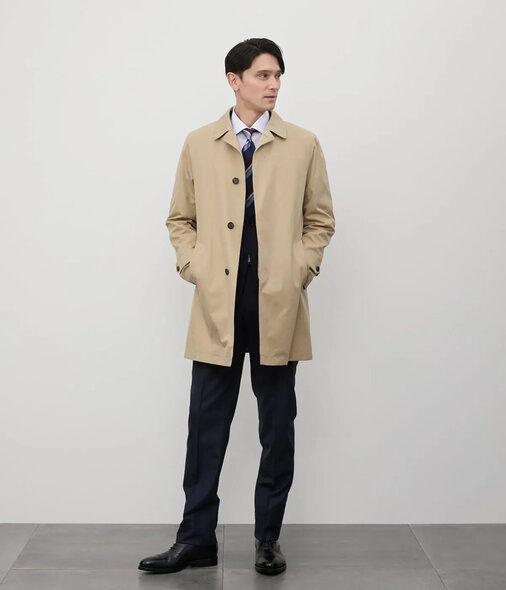 オーセンティック ステンカラーコート