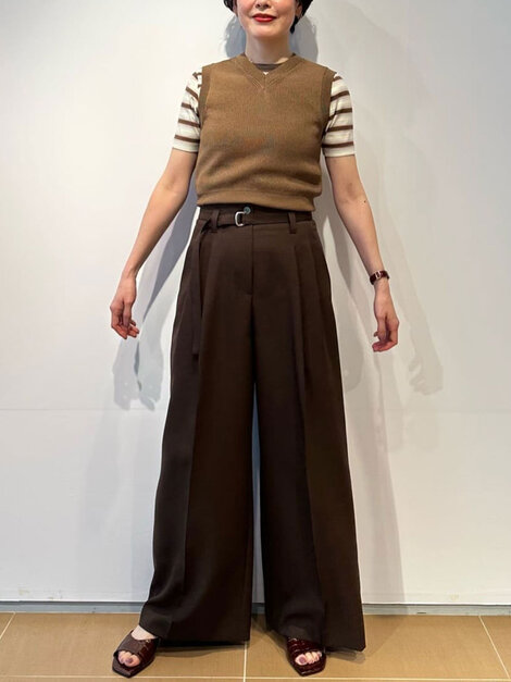 リブニットベスト