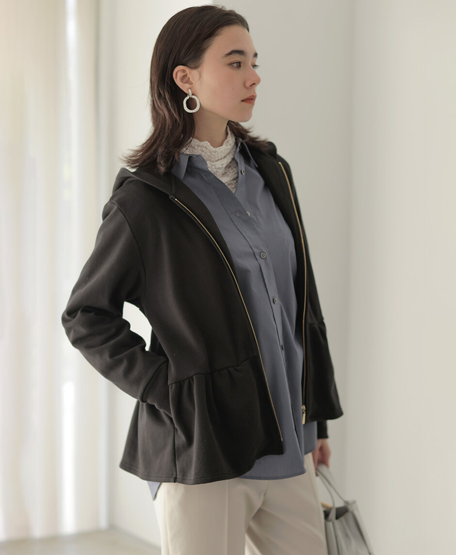 マシュマロタッチ裏毛 パーカー