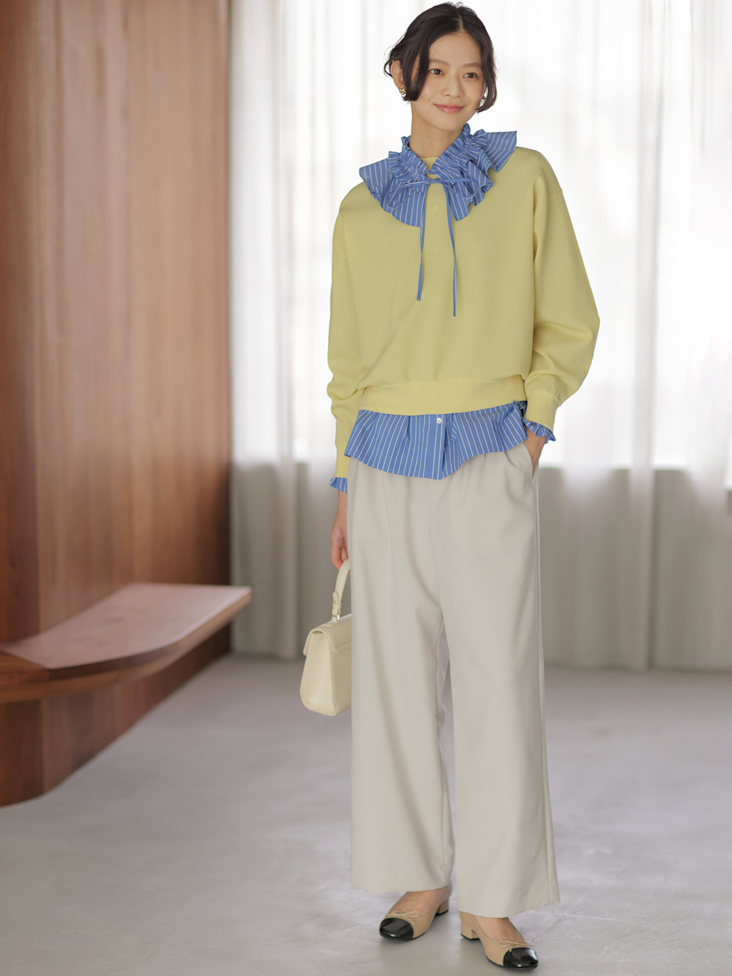 オーガンスウェット ニット