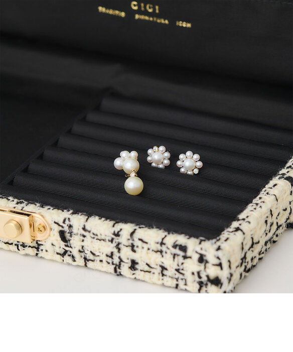 パール ダイヤモンド ピアス《ESTNATION EXCLUSIVE》