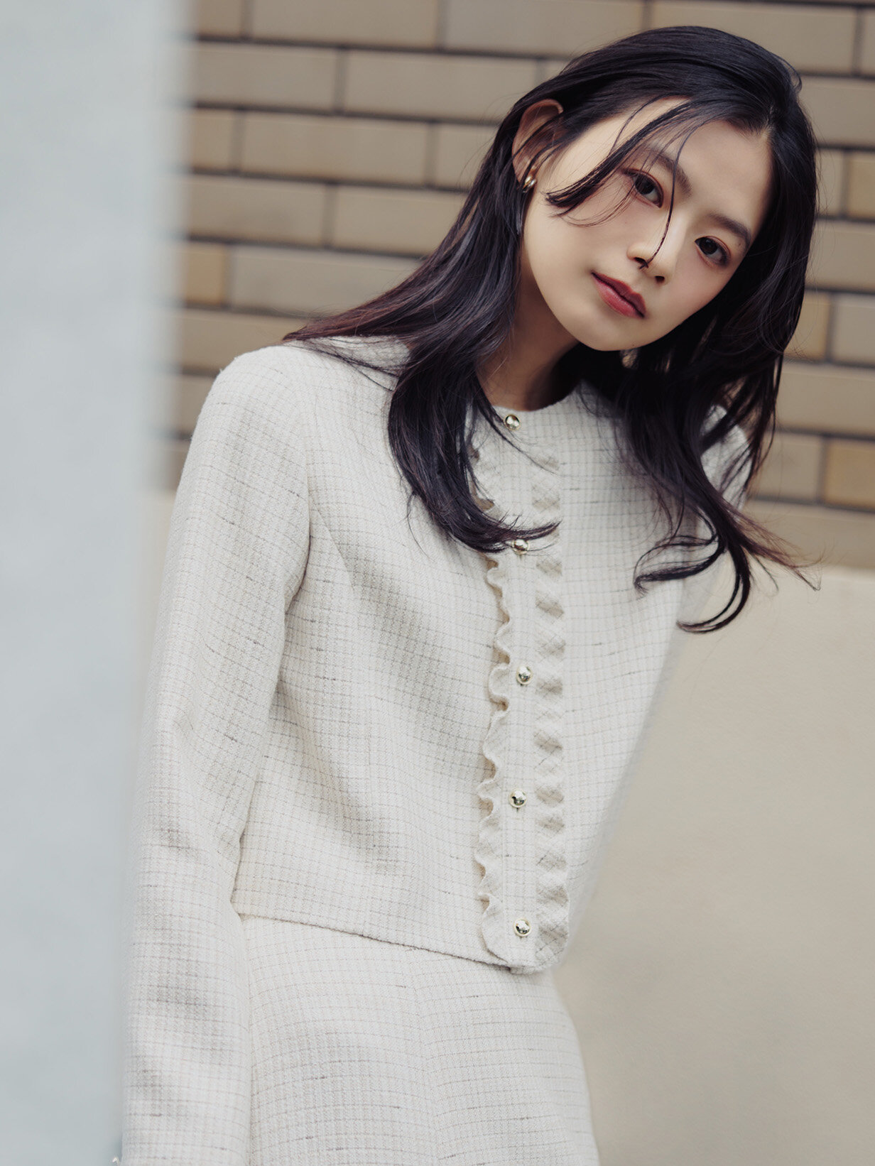 ツイードセットアップ,セレモニー,ハレの日,松木育未 さん