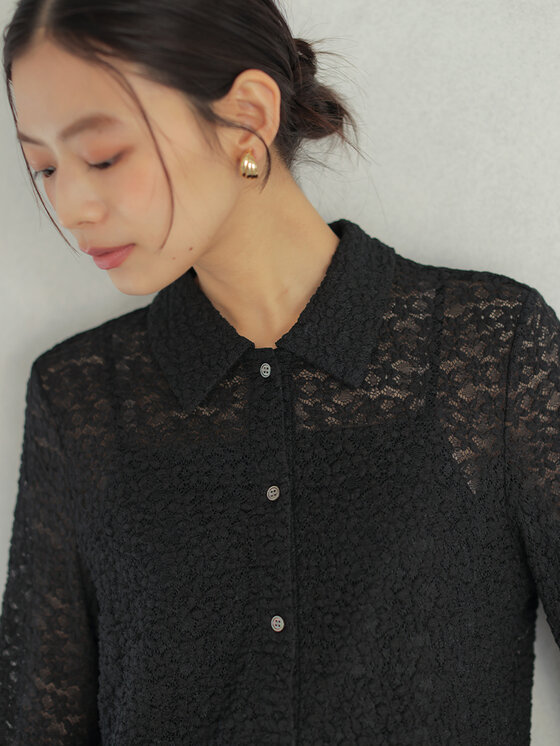 フラワーチュールブラウスライク カットソー