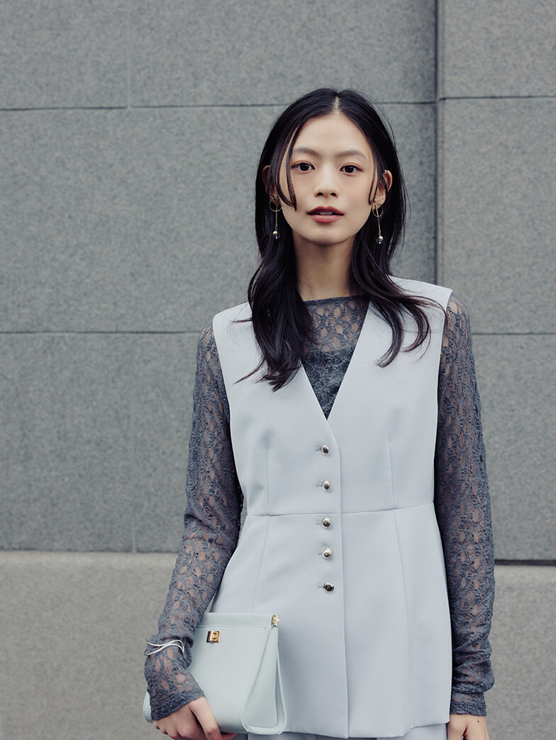 ペプラムセットアップ,松木育未 さん