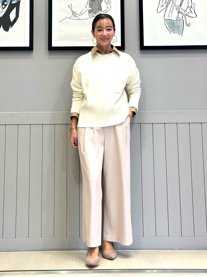 ホワイトプルオーバー