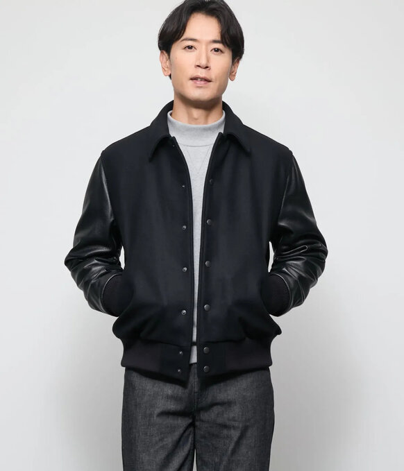 NEWYORKER MELTON スタジアムジャンパー