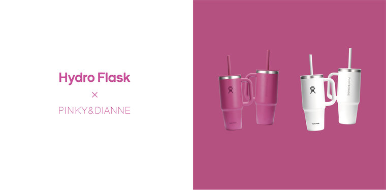 hydro flask×PINKY&DIANNE タンブラー2色　ピンクと白