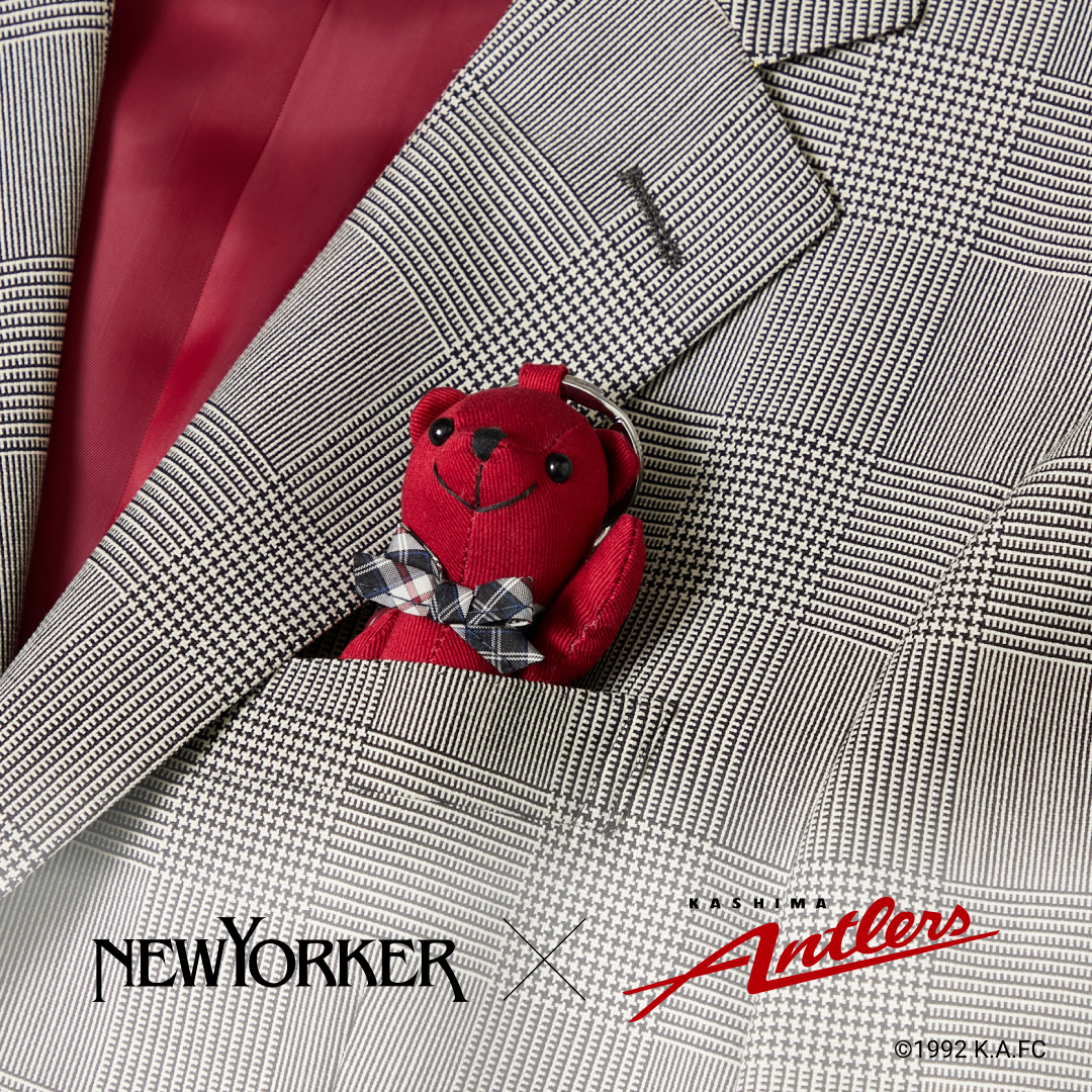 鹿島アントラーズ】 アントラーズレッド ベアチャーム - NY.ONLINE