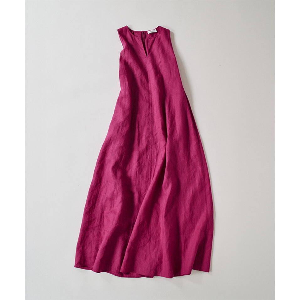 ピュアリネンマキシワンピース