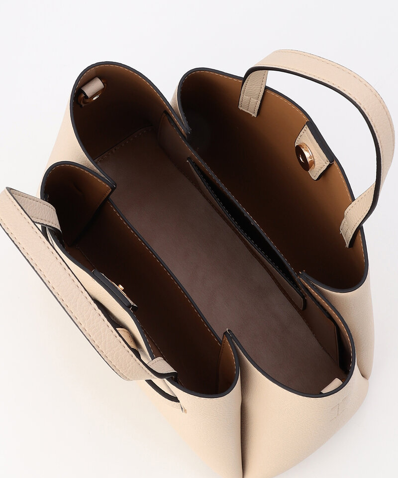 フロントベルト2WAYハンド バッグ