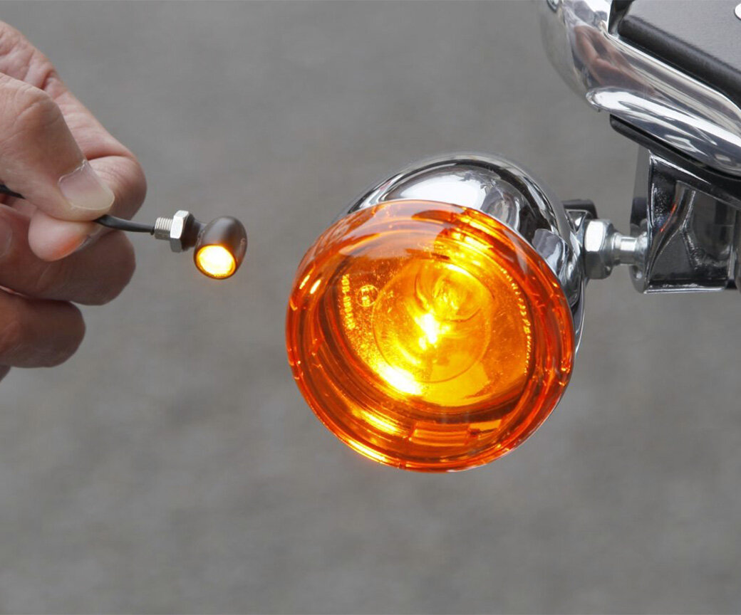 純正ウインカーとのサイズ比較