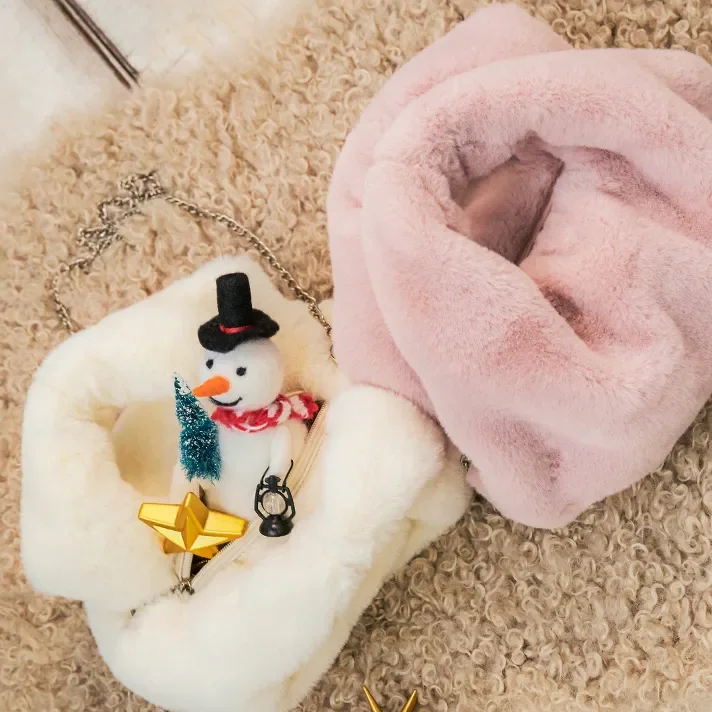 フェイクファーバッグ