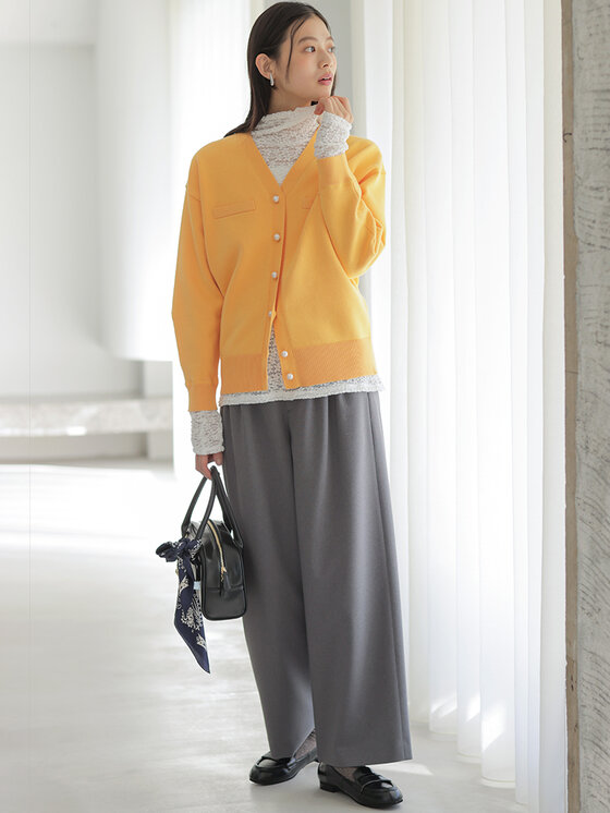 フラワーチュールタートルネック カットソー