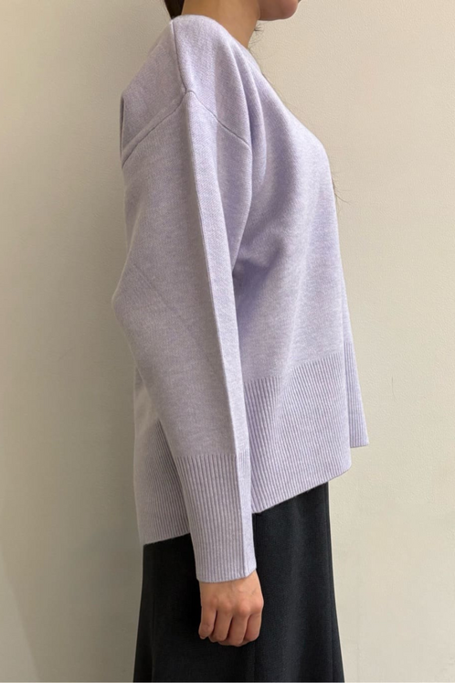 コクーンシルエットプルオーバー/横