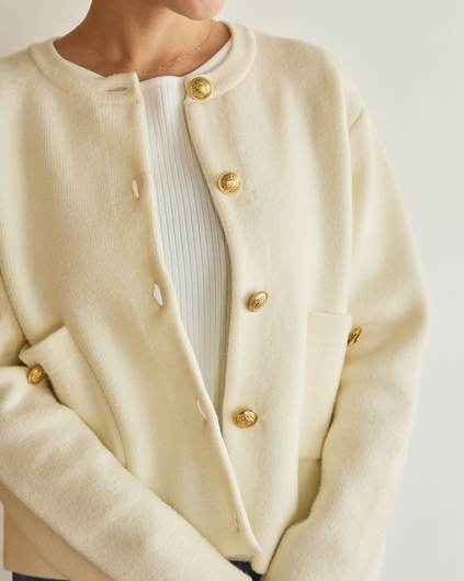 ニットジャケット拡大