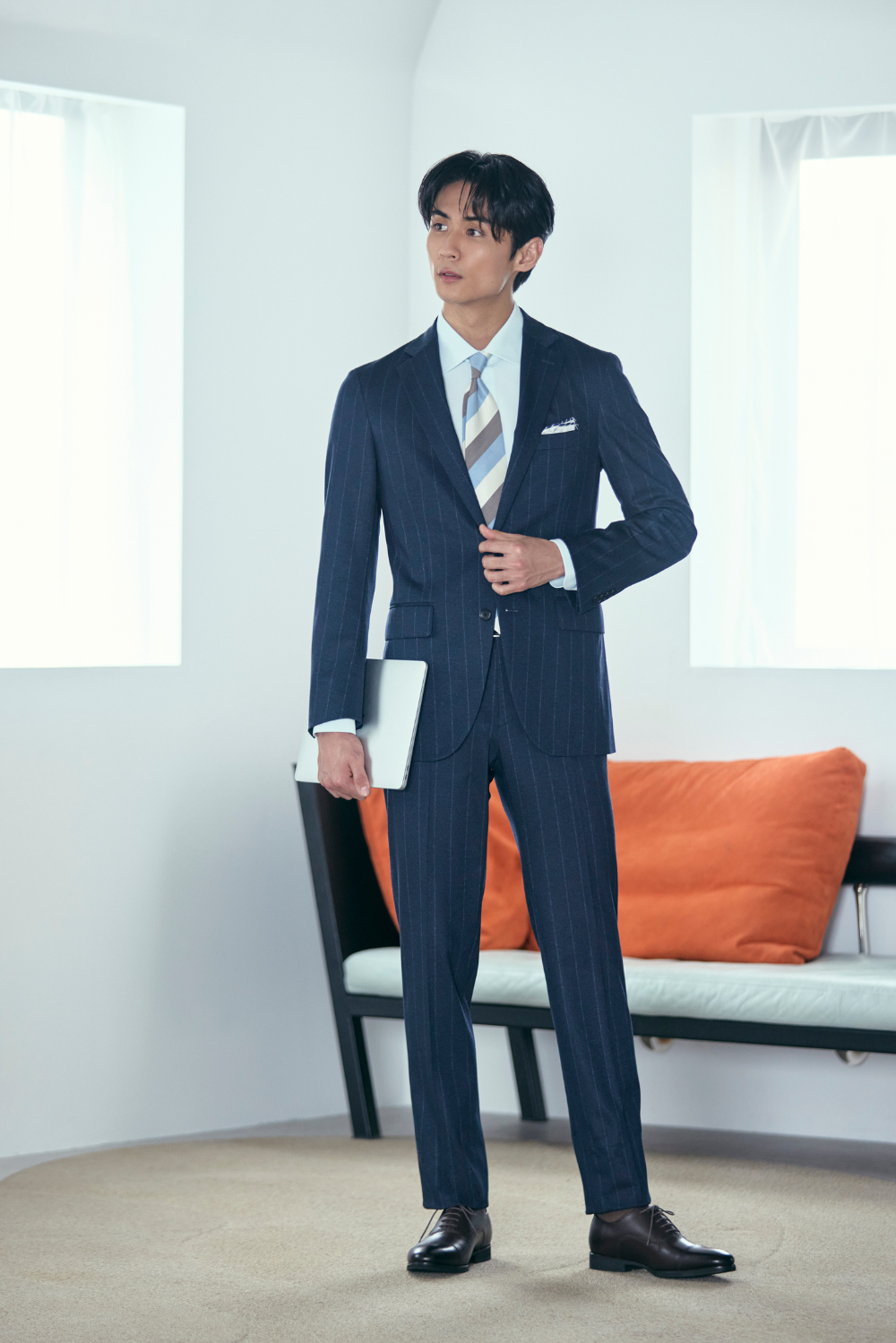 SMACTIVE TRジャージーセットアップ（ネクタイスタイル）