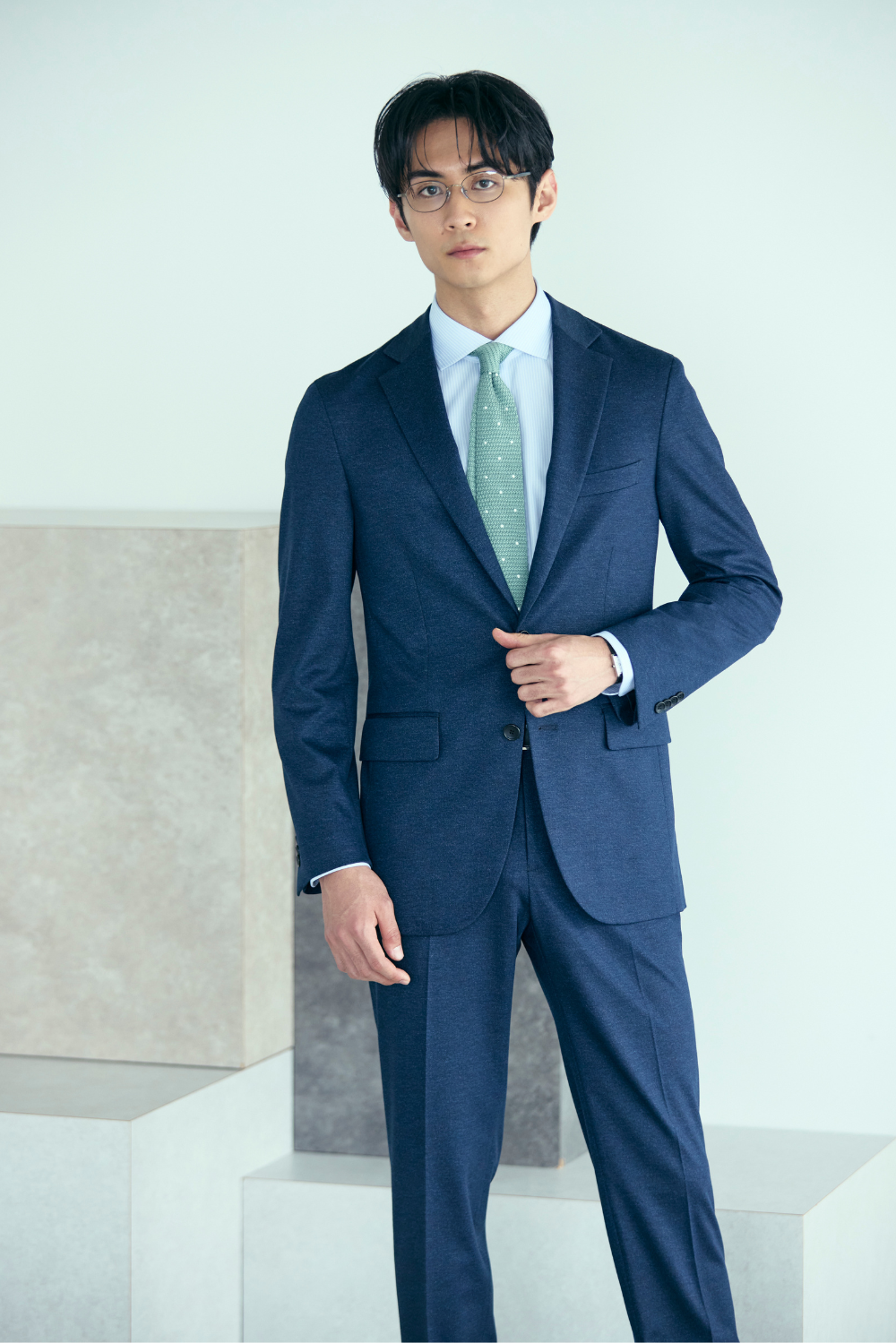 SMACTIVE TRジャージーセットアップ（ネクタイスタイル）